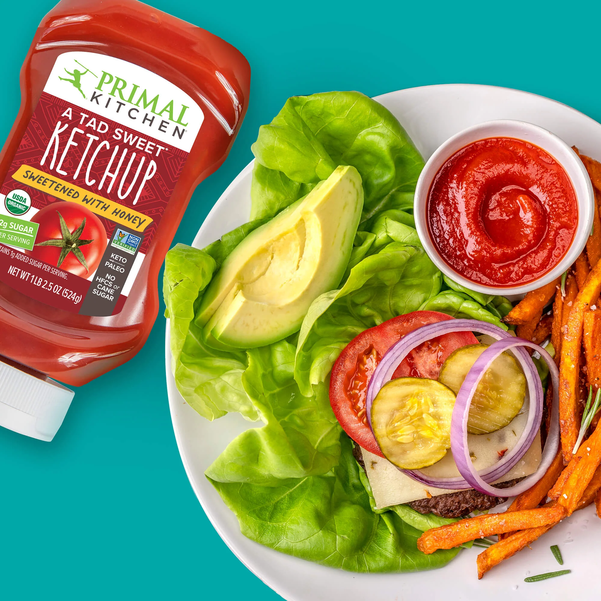 A Tad Sweet Squeeze Ketchup - Sweetened with Honey - Image 4