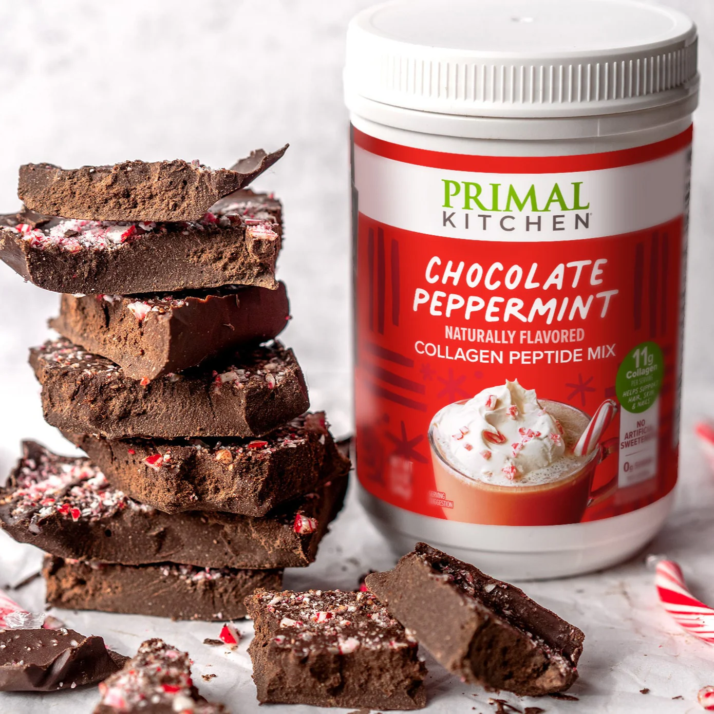 Chocolate Peppermint Collagen Drink Mix - Image 3