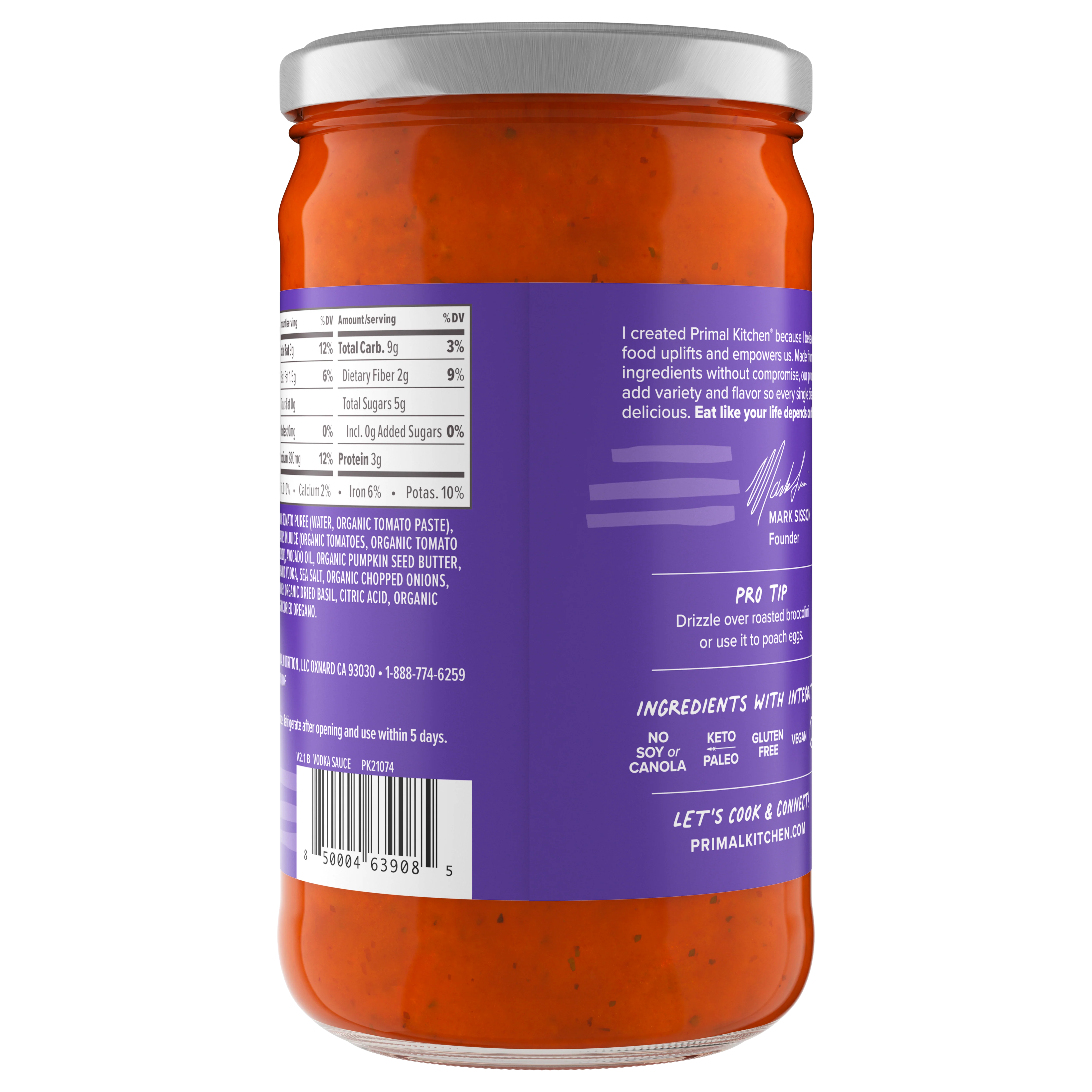 No Dairy Vodka Sauce - Image 3