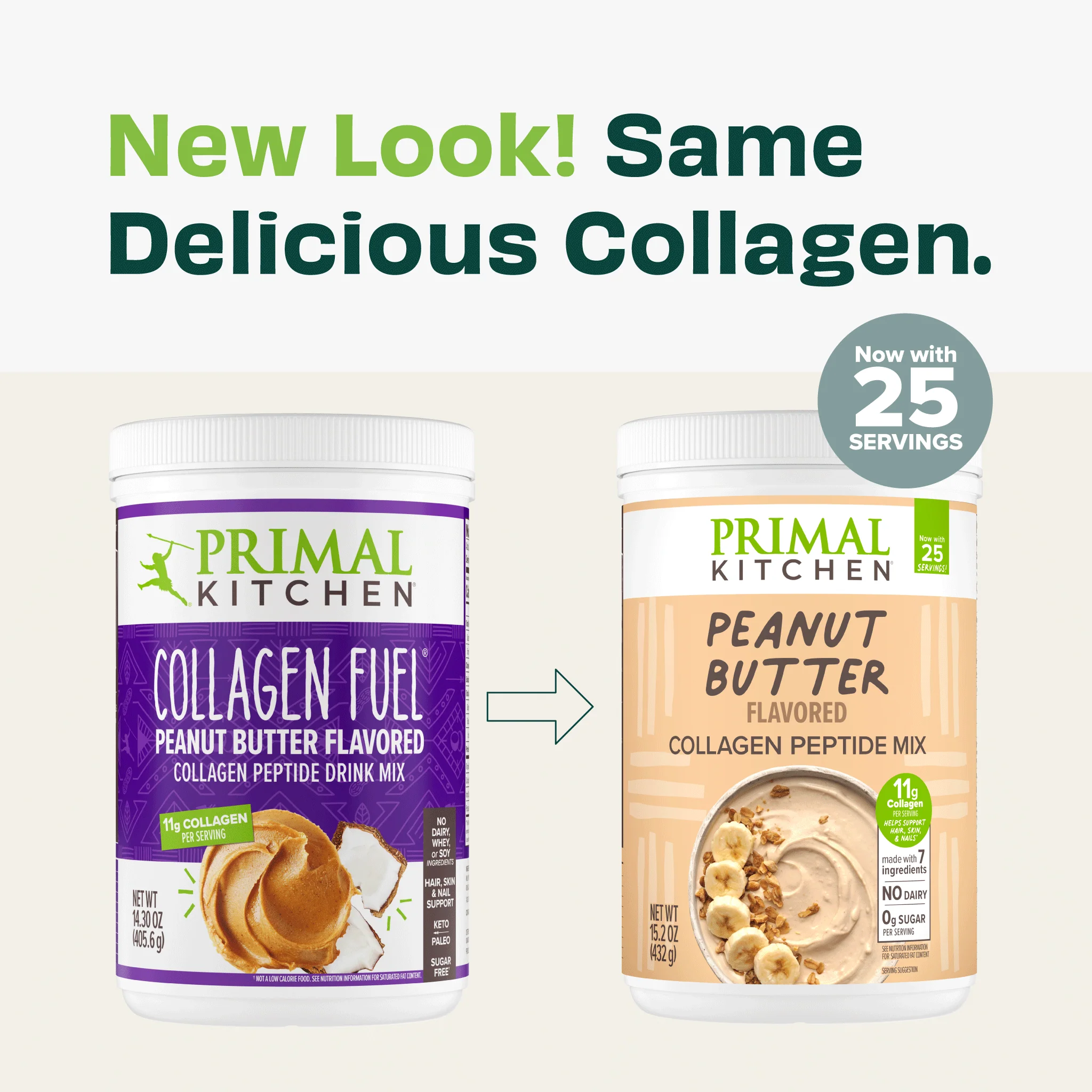 COLLAGEN FUEL® Drink Mix - Peanut Butter - Image 3
